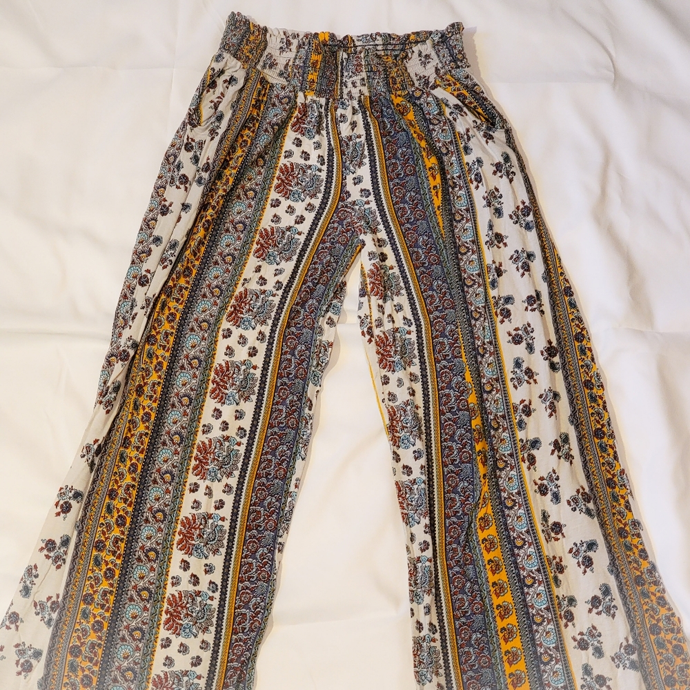 Mossimo Large Multi-Colored Patterned "Hippie Pants"